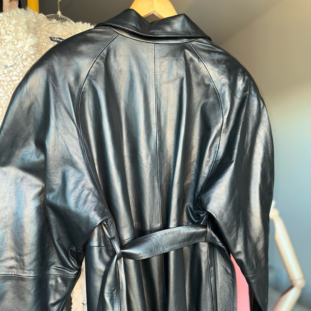 Lamarque Black Leather Jacket - Picture 7 of 16